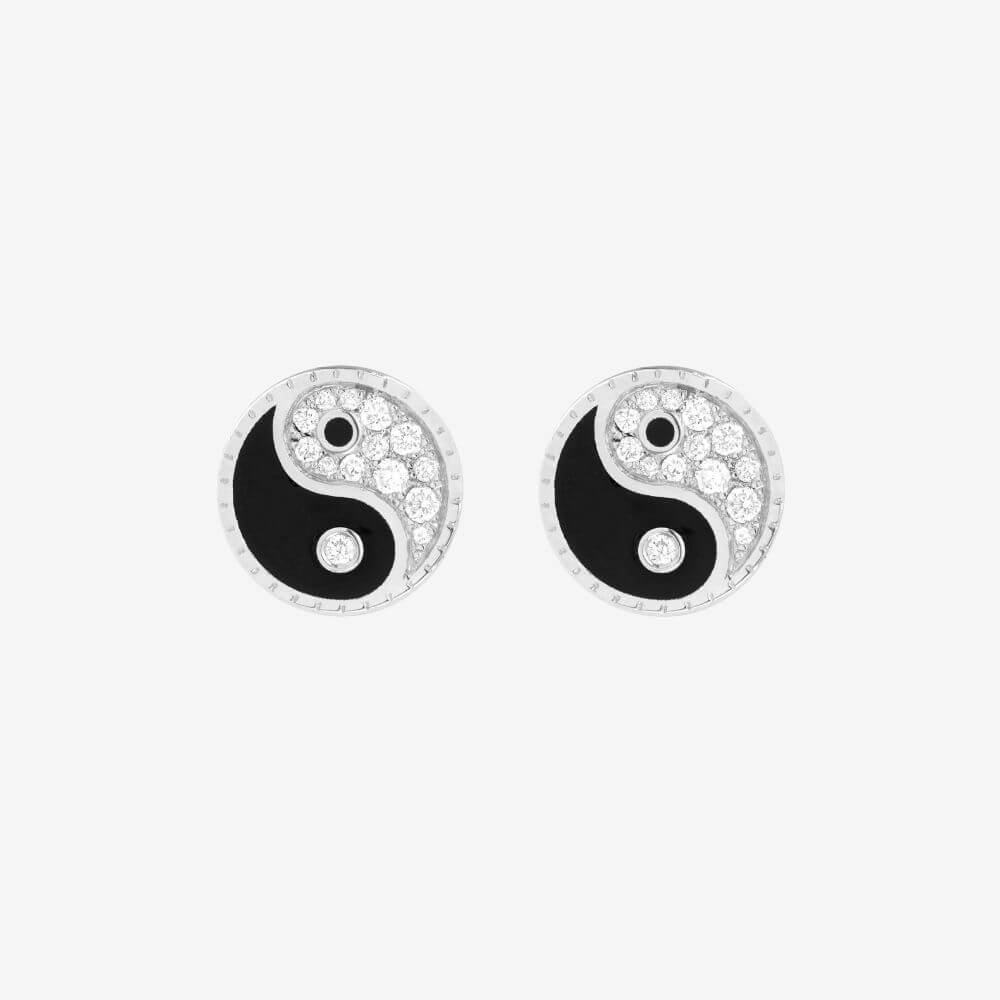 Yin Yang mono earring
