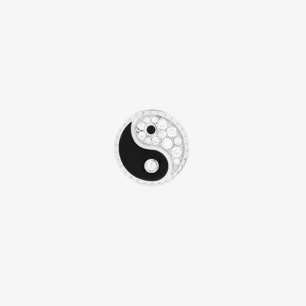 Yin Yang mono earring