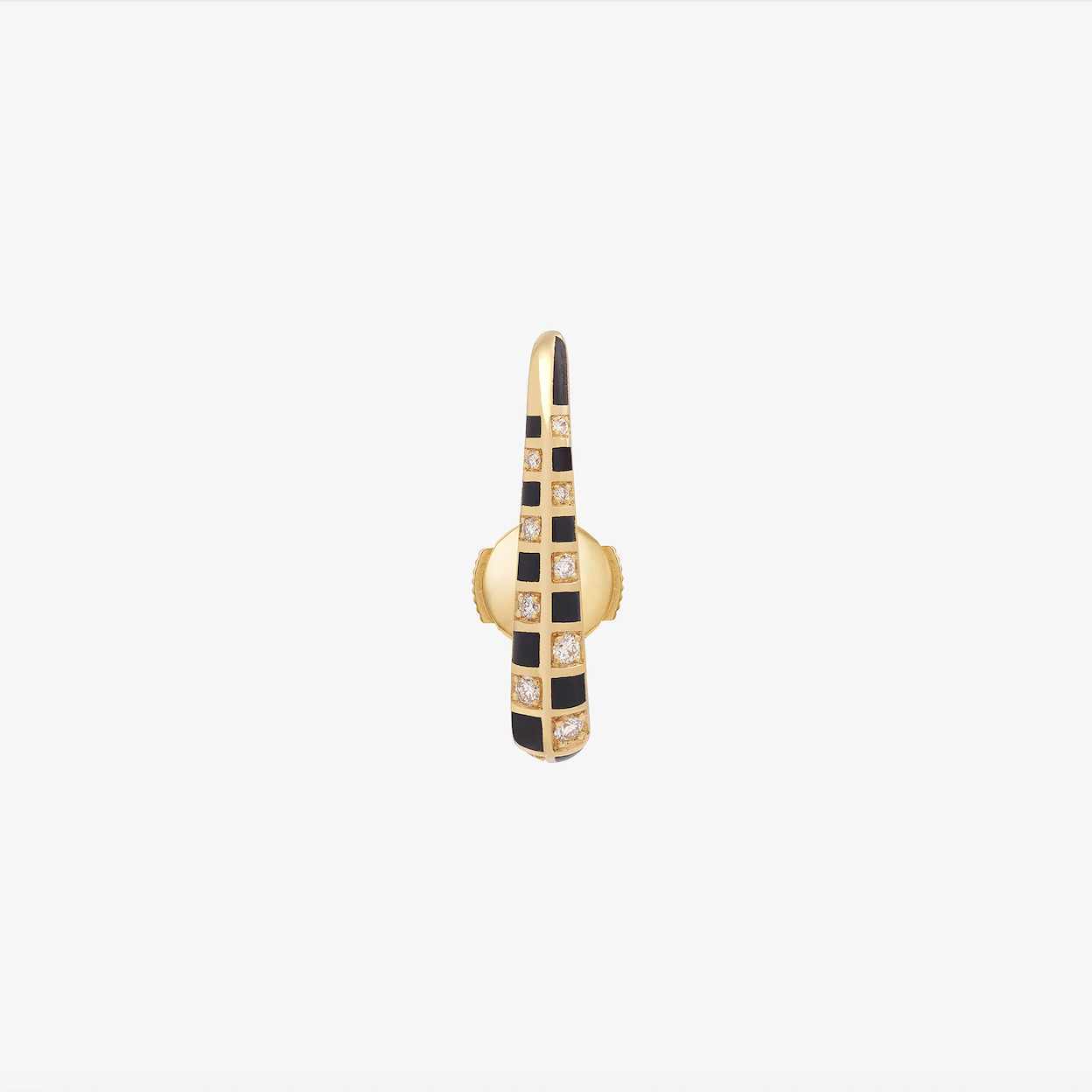 Illusion claw mono earring