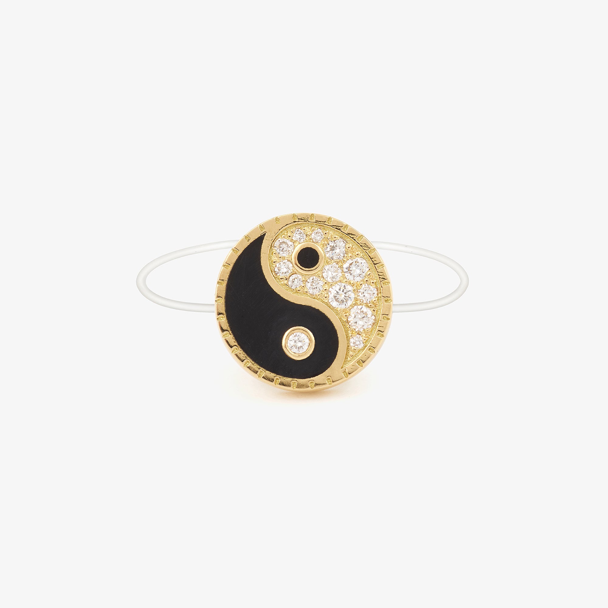 Bague Nylon Yin Yang