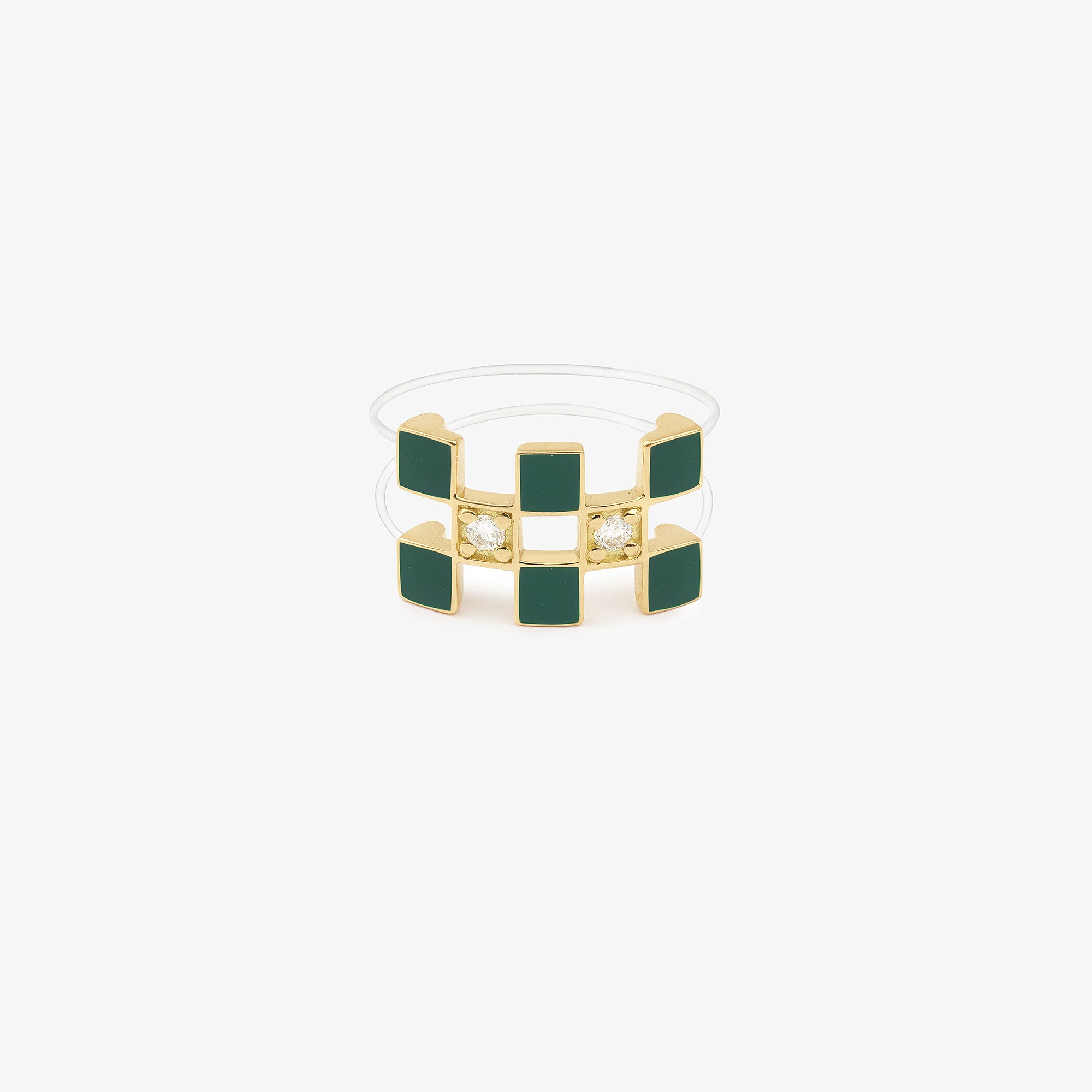 Bague Nylon Illusion Laque