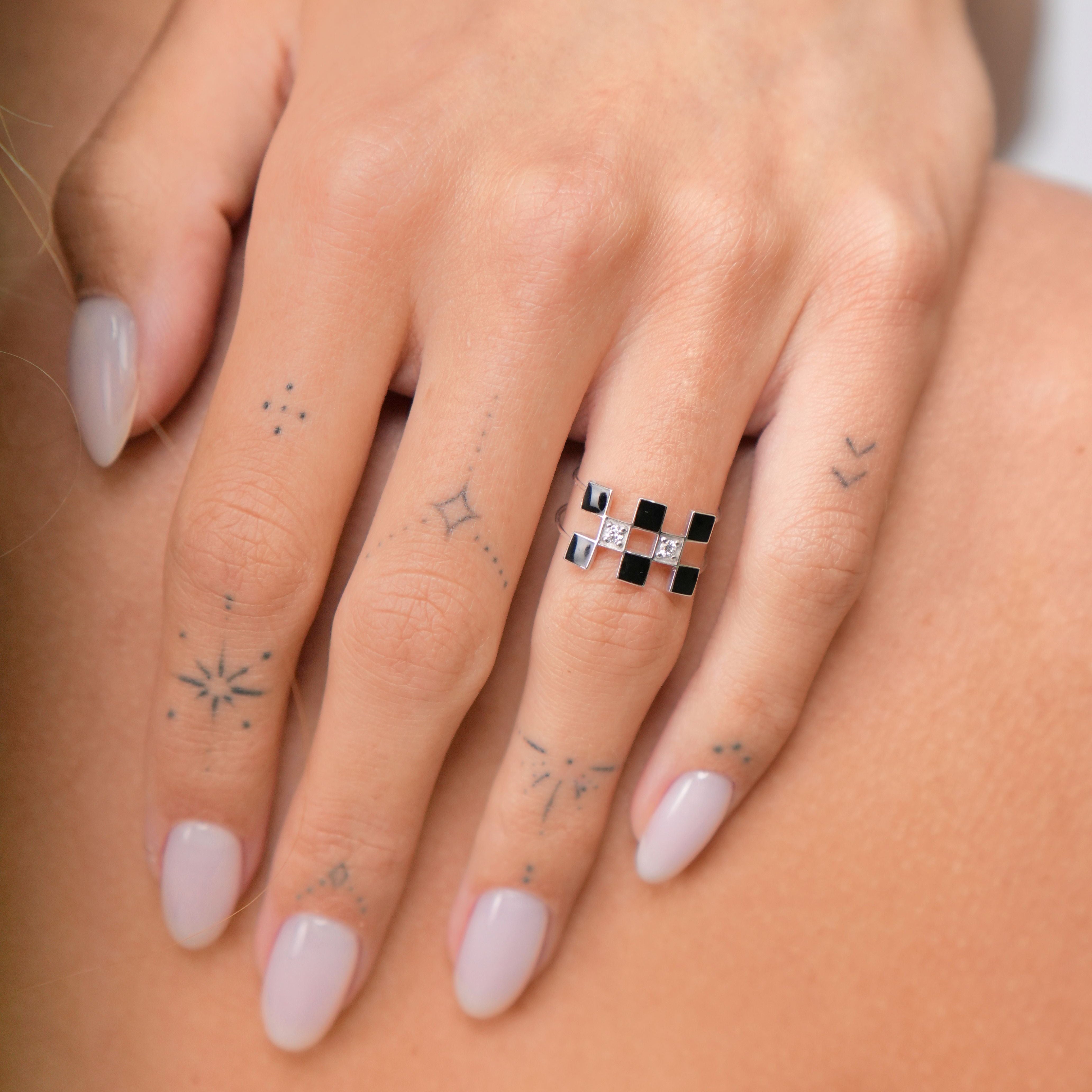 Bague Nylon Illusion Laque
