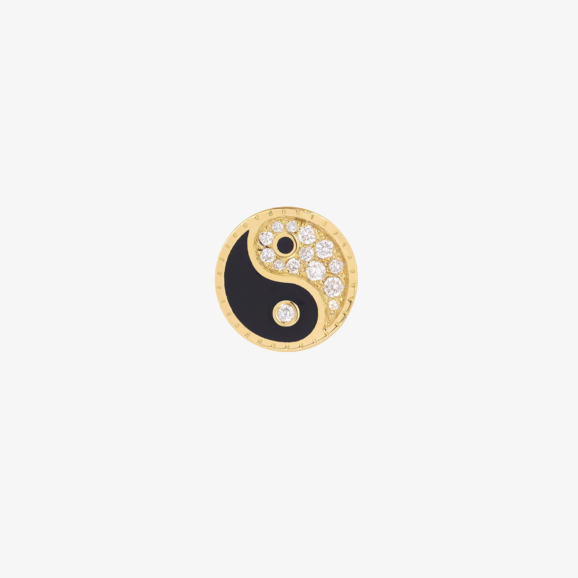 Yin Yang mono earring