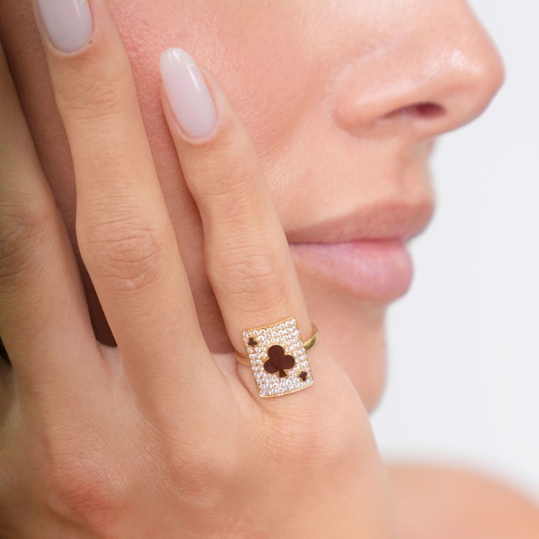 Bague Pinkie Chocolat Harmonie