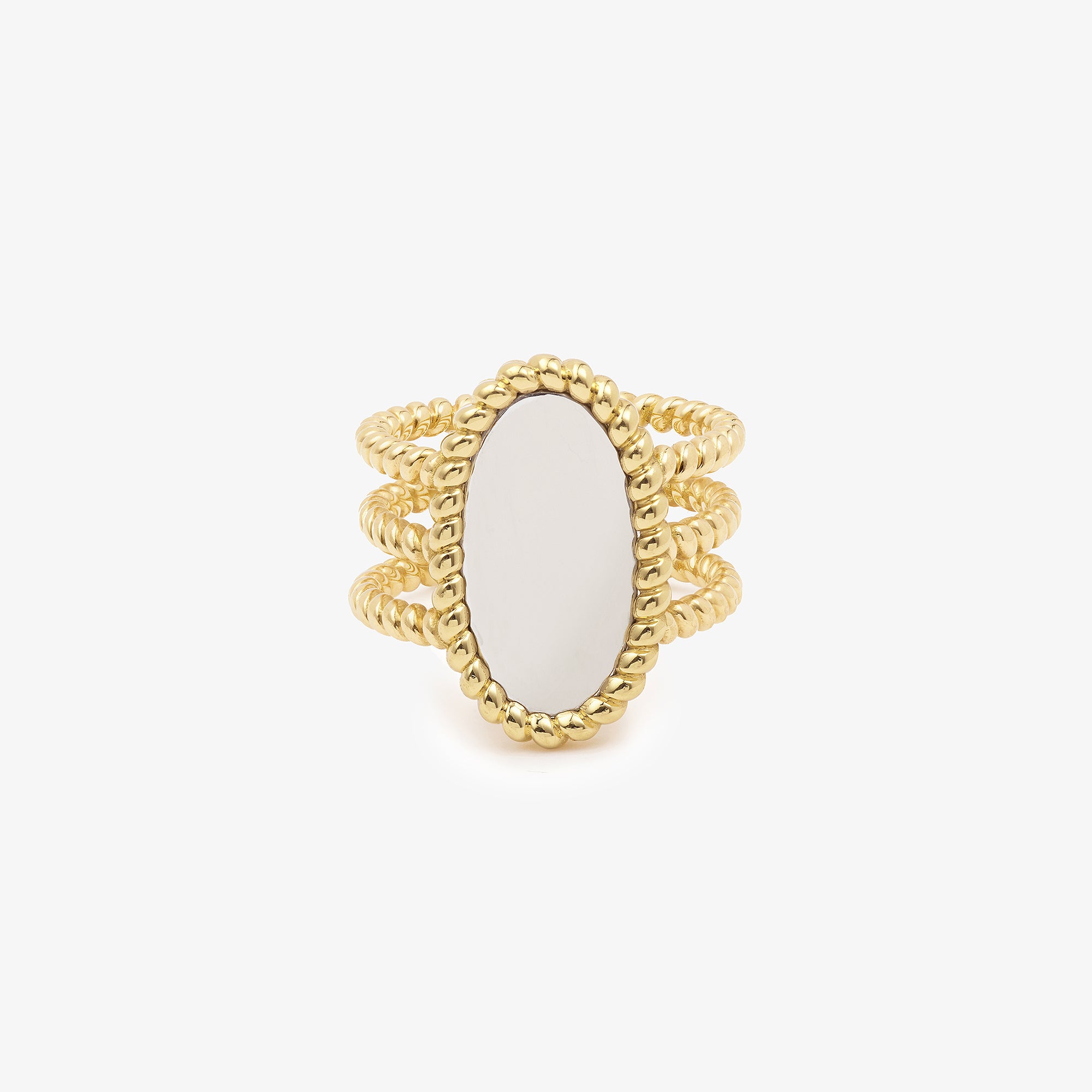 MYTSJOY bague miroir simple face web