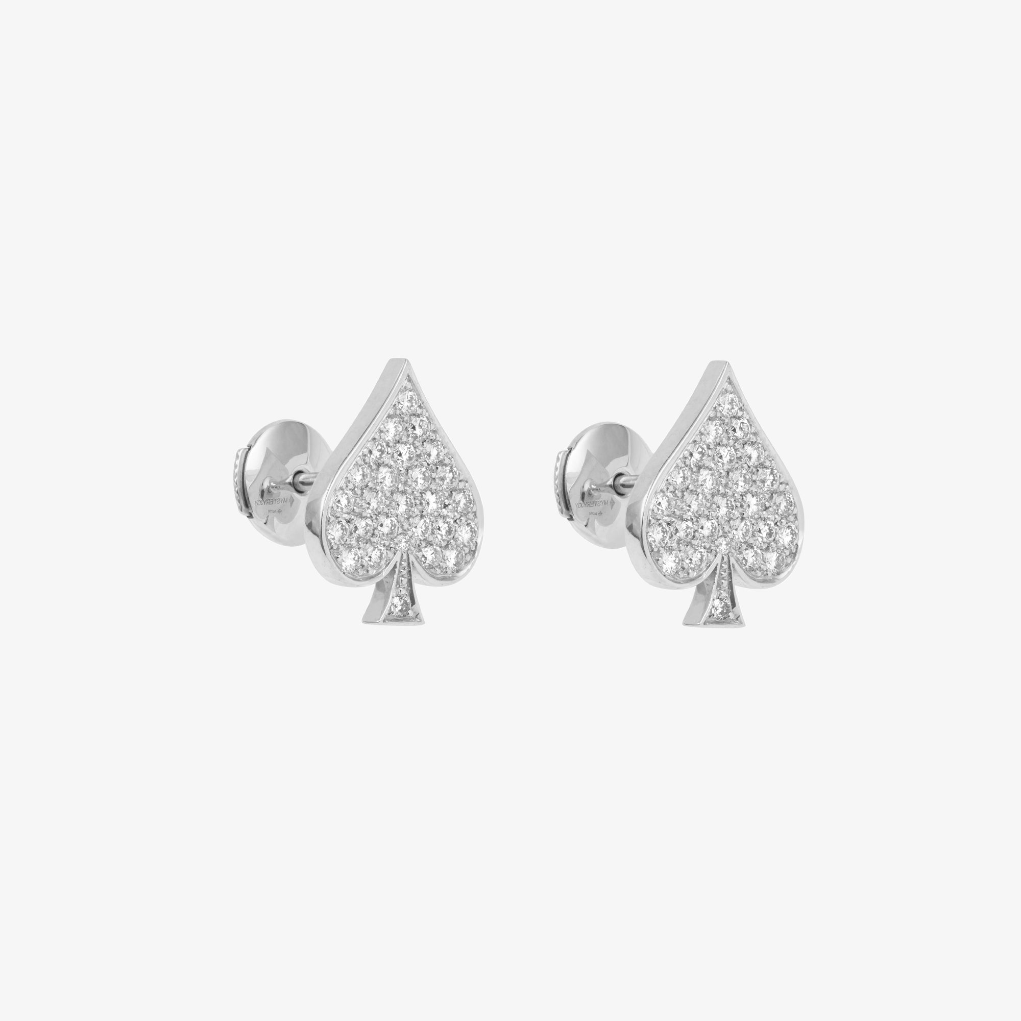 Boucles d'oreilles Justice Or Gris