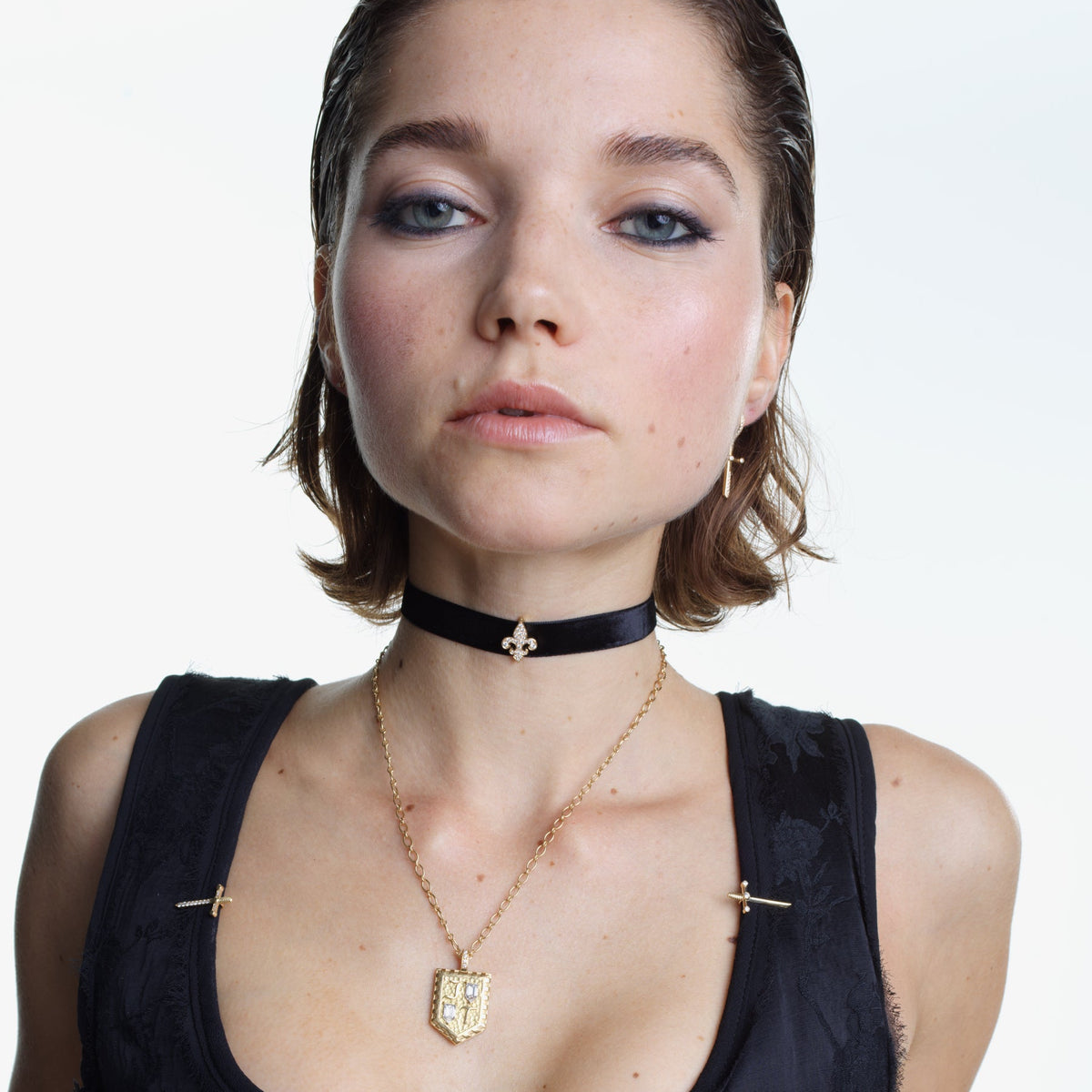 Collier Choker Lys Royal