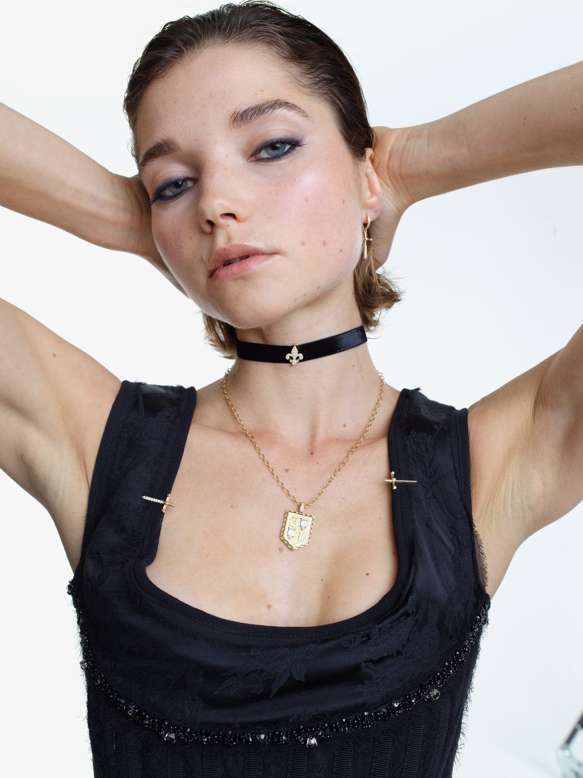 Collier Choker Lys Royal