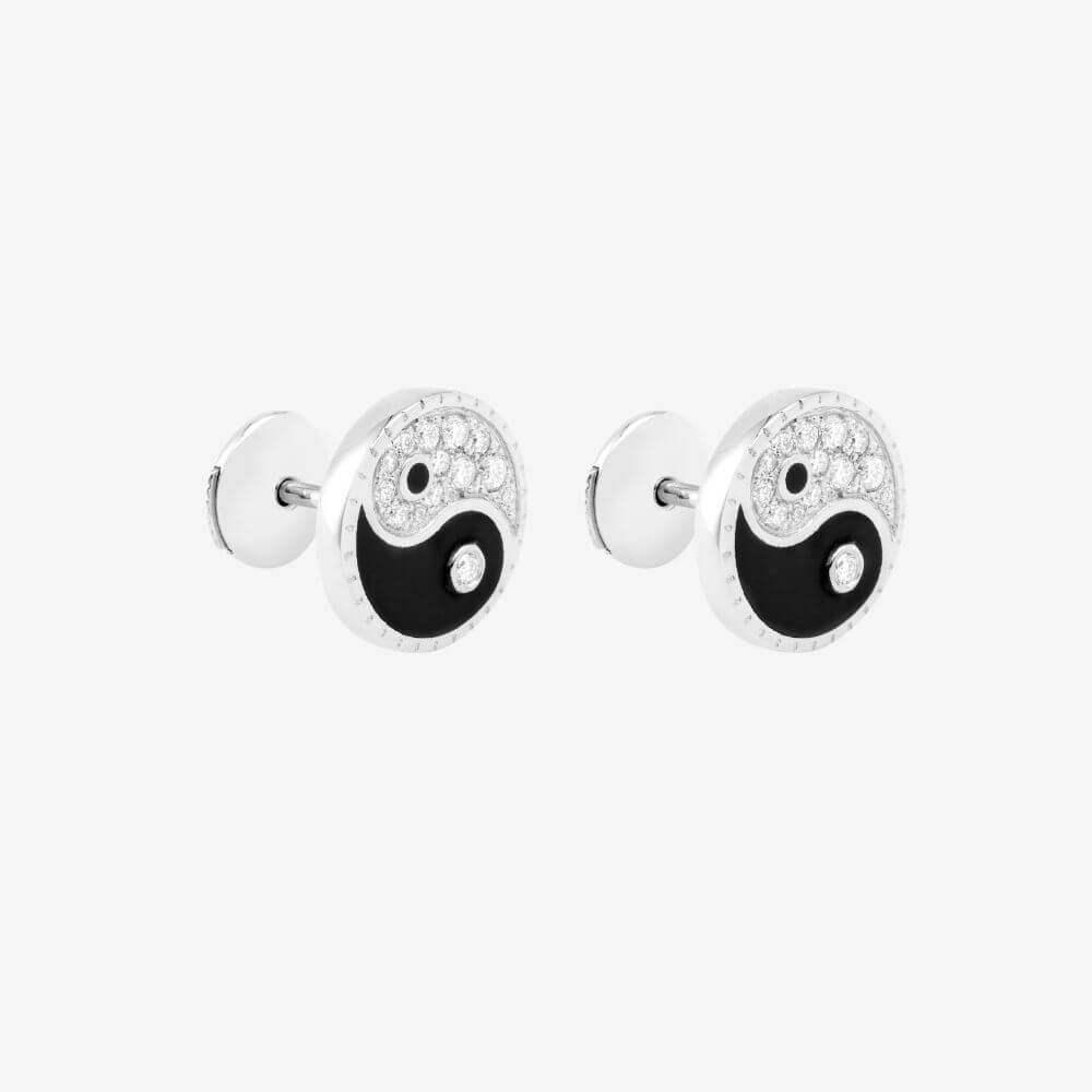 Mono Boucle d'Oreille Yin Yang