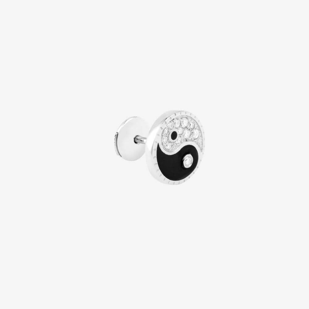 Mono Boucle d'Oreille Yin Yang