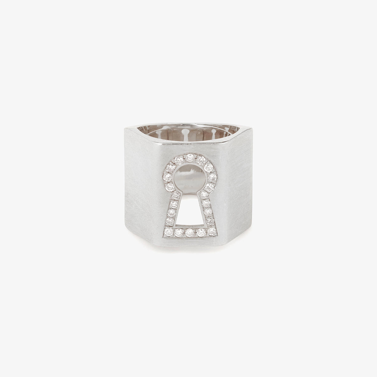 PROTECTION Ring 18K White Gold & Lab Diamonds