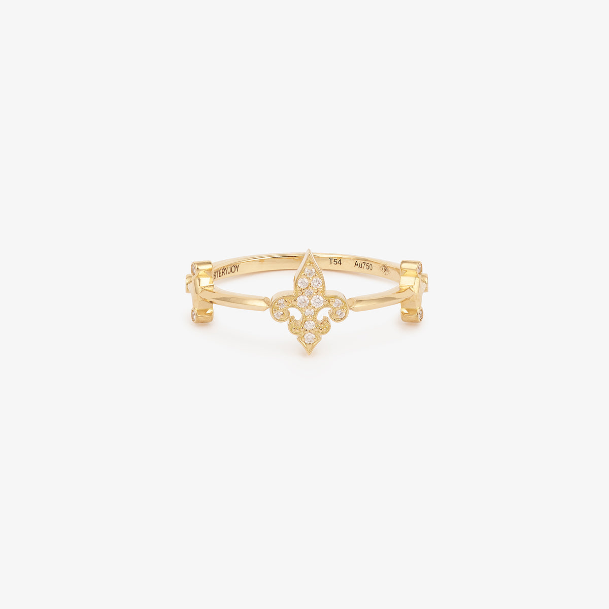 Semi-Paved Royal Lys Ring