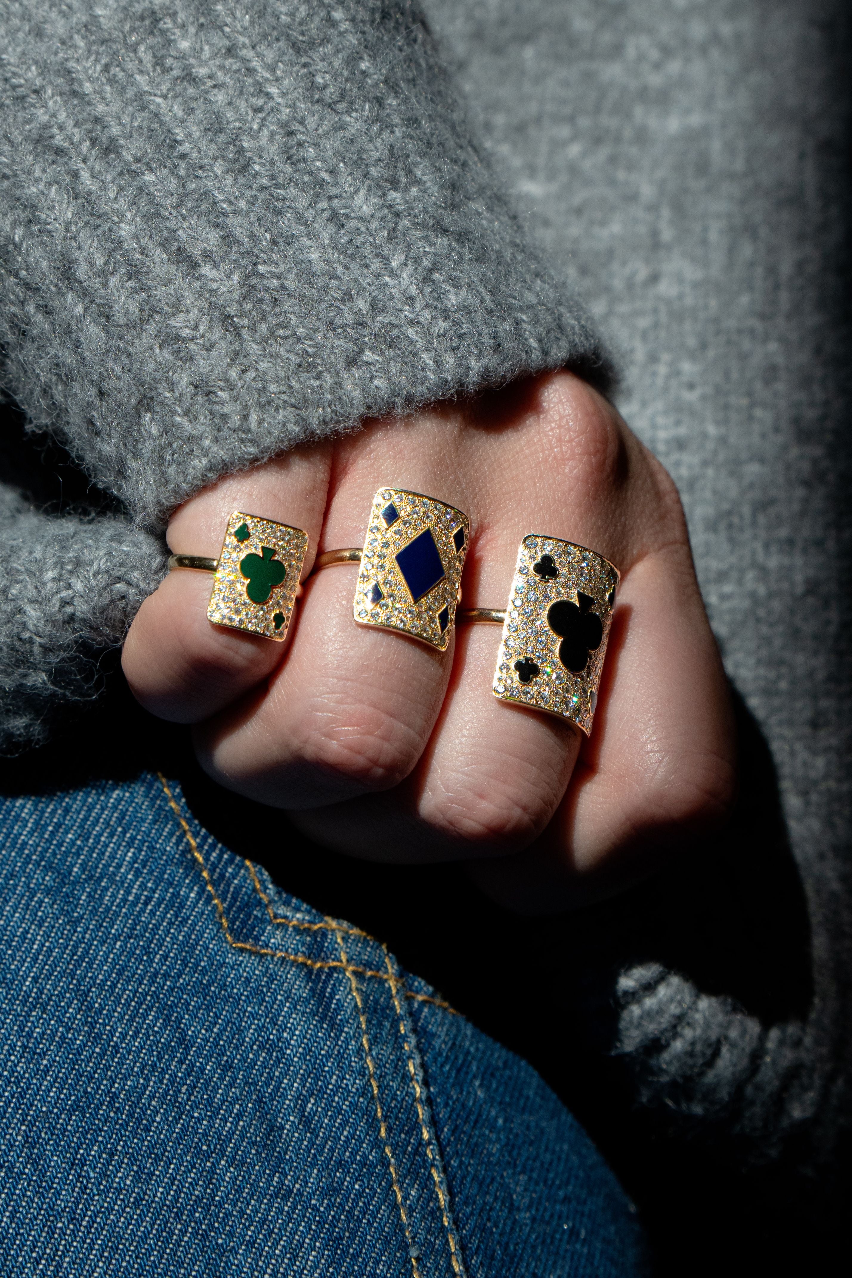 Lucky Harmonie pinkie ring